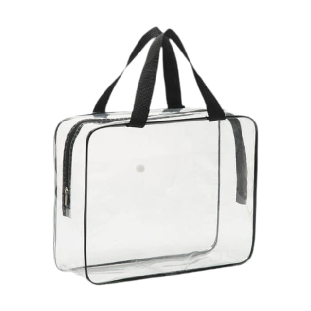 Bolsos de tocador de viajes transparentes Bolsa de maquillaje Accesorios de cierre de cremallera PVC Cosméticos Versátiles Organizador de juguetes