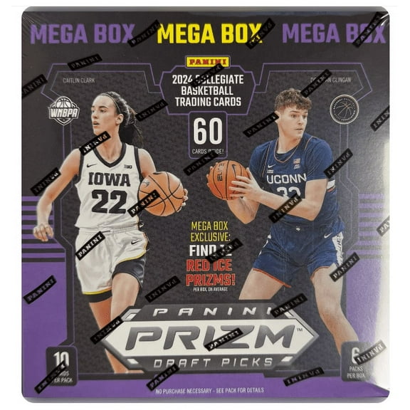 2024-25 Panini Prizm Draft Picks Basketball Mega Box! (Red Ice Prizms!)