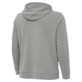 thumbnail image 3 of Men's Antigua  Heather Gray Philadelphia Eagles Effortless Full-Zip Hoodie Jacket, 3 of 4