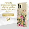 thumbnail image 2 of Case Yard iPhone-11-Pro-Max Case Clear Soft & Flexible TPU Ultra Low Profile Slim Fit Thin Shockproof Transparent Bumper Protective Cover Drop Protective Cell Phone Cases (Blossom Flower), 2 of 8