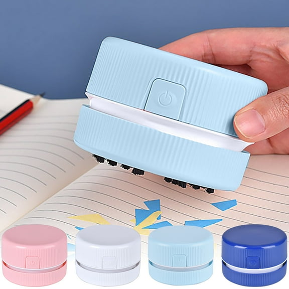 FEOLGEHLY Mini Cordless Vacuum Cleaner for Desktop, Tabletop Vacuum Cleaner Mini Desktop Duster Computer Keyboard Car Vacuum Cleaner Gift Suitable For Home School Office USB Rechargeable, Blue