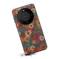 thumbnail image 3 of For Huawei Mate 60 Phone Case Fashionable Flower Design PU Leather+PC+TPU Cover - Winter / Blue, 3 of 4