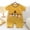 Yellow 2, variant on BLTIBY Newborn Baby Boys Girls Romper Summer Printed Round Neck Short Sleeve Toddler Pullover Rompers Cute Infant One-Piece Fashion Bodysuit 2025 Yellow 6-9 Monthes