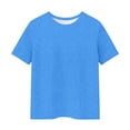 thumbnail image 2 of Top de Manga Larga de la Moda de los Niños de Color Sólido Cuello Redondo Suelto Y Casual Tops para el Uso Casual Diario, Interior, Regreso a Casa, Fiestas de Cumpleaños, Vacaciones, Fotografía, 2 of 5