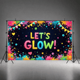 thumbnail image 2 of Colorful Theme Let's Glow Neon Banner Decorative Lights Festive Fun for Party Celebration Indoor Decoration Event Backdrop, 2 of 9