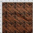 thumbnail image 3 of oneOone Cotton Poplin Twill Orange Fabric Tiger Animal Skin Sewing Craft Projects Fabric Prints By Yard 56 Inch Wide, 3 of 4