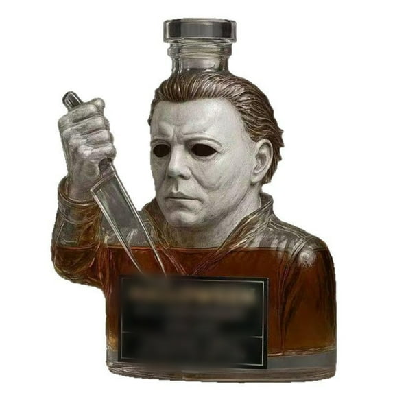 Whiskey Glass Bottle - Elegant Liquor Storage & Serving Bottle, Crystal-Clear Barware for Home Bar Accessories