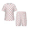 thumbnail image 1 of Balery Heartbeat Symbol Conjunto de Pijama Infantil de Manga Corta con Estampado – Ropa de Dormir de Algodón Suave-Medium, 1 of 6