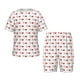 thumbnail image 1 of Balery Heartbeat Symbol Conjunto de Pijama Infantil de Manga Corta con Estampado – Ropa de Dormir de Algodón Suave-3X-Large, 1 of 6