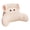 White, variant on Plush Cat Back Pillow for Office Chair,Reading Pillows for Sitting in Bed Adult,Back Pillow for Chair,Lumbar Pillow for Chair,Bed Reading Pillow,Lumbar Pillows with Removable Washable Cover.(Black)