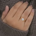 thumbnail image 4 of Cora Jewellery 1.0CT Nature Inspired Twig Moissanite Engagement Ring Set for Women, 10K Yellow Gold, 5.5 US, 4 of 8