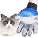 thumbnail image 2 of Guante de goma para mascotas, guante de aseo para gatos, cepillo para quitar el pelo del gato, guantes para perros, peine limpio (mano derecha), 2 of 5