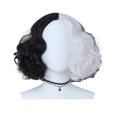 thumbnail image 1 of Peluca Blanca Y Negra, Disfraz De Cosplay, Pelo Sintético Para Mujer, Pelo Corto Para Juego De Rol Para Cosplay, Fiesta De Navidad Y Halloween Advancent CE007669-04, 1 of 6
