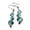 Blue, variant on Trendy Gemstones Earrings Bohemian Vintage Styles Opals Dangle Ear Rings Fashionable Statement Jewelry for Women