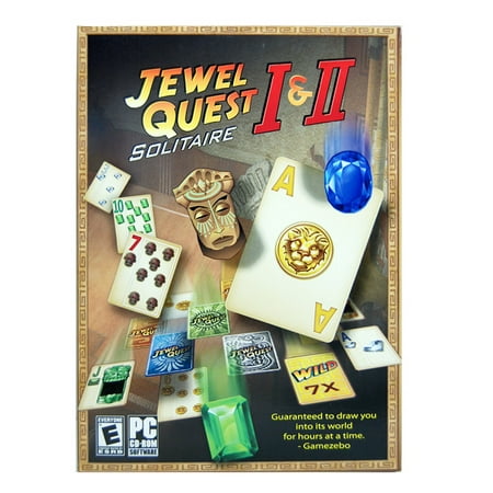 JEWEL QUEST SOLITAIRE I & II-PC CD-ROM Software (Best Solitaire Games For Pc)