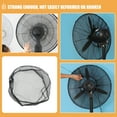 thumbnail image 3 of MOVTOTOP 2pcs Round Electric Fan Guard Covers Reusable Cover Pedestal Fan Covers, 3 of 8