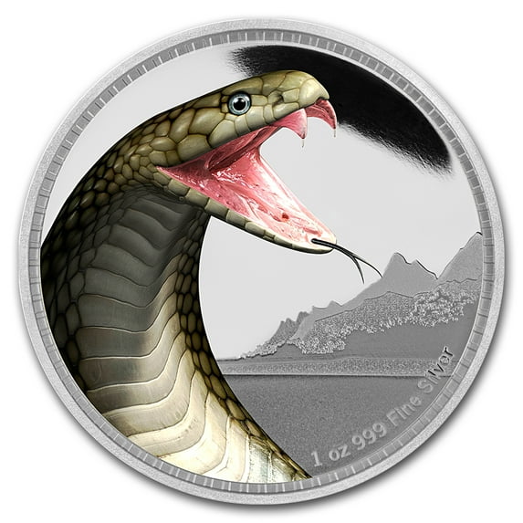 2016 Niue 1 oz Silver Kings of Continents King Cobra