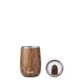 thumbnail image 3 of S'well 14 oz Teakwood Insulated Stainless Steel Wine Tumblers, 3 of 12
