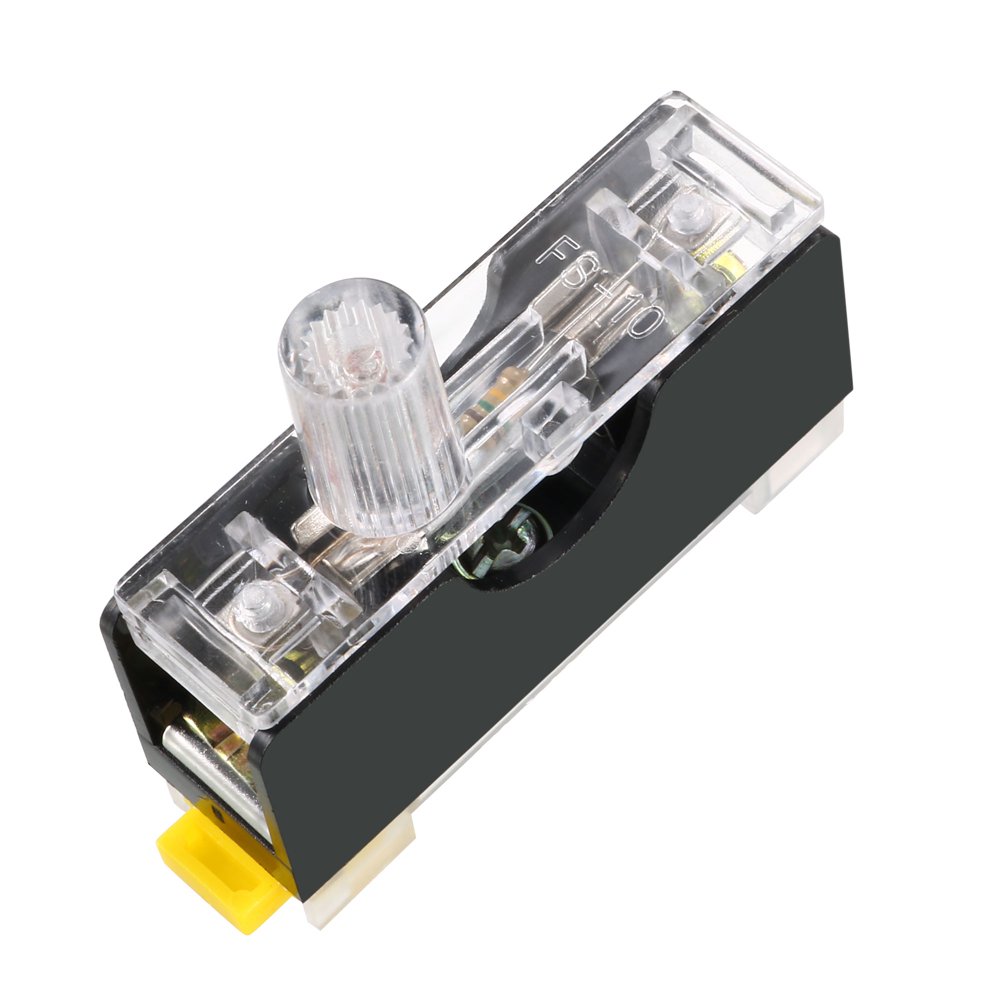 Fuse Holder FS101 Single Pole w Indicator Light 6mm x 30mm Fuse