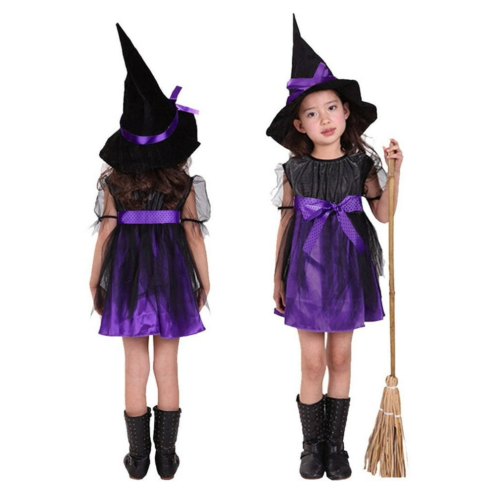 Halloween Clearance Halloween Kids Girls Cosplay Costume Party Dresses Hat Cap Clothes Outfit Halloween Decorations for Home