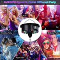 thumbnail image 2 of Rotating Disco Ball Motor Light with Remote Control, 18 LEDs, Compatible with 12 16 20 24 Inch Mirror Ball Spinner (Not Included), 2 of 5