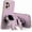 Purple, variant on Compatible with Redmi Note 12 4G Case with Plating Creative Astronaut Cartoon Holder Pink, for Redmi Note 12 4G Phone Case Silicone Shockproof Stand Soft TPU Protective Slim Cover (Purple)