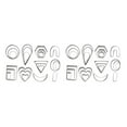 thumbnail image 3 of Langgg Handy 24 Pieces Polymer Clay Cutters for DIY Baking Polymer Clay Jewelry Style A 2Set, 3 of 6