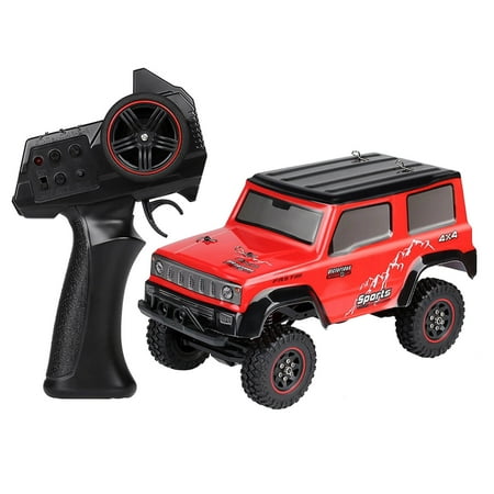 Aozowin 2.4G 1/18 Rocks Crawler 4WD 20km/h All Terrain Off-Road Truck with LED Lights,Christmas Gifts for Kids