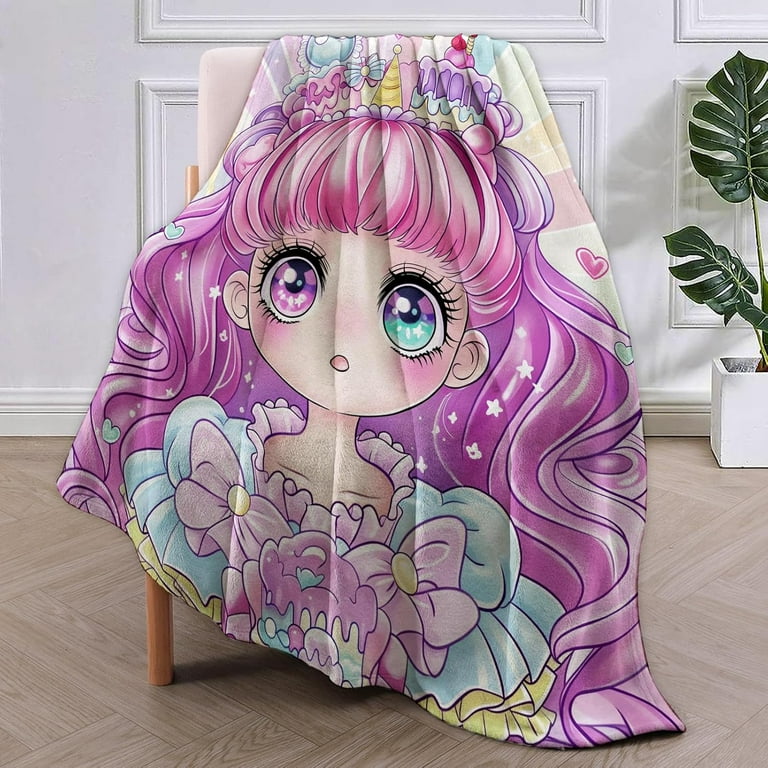 Princess Blanket Cute Blankets For Girls Kawaii Princess Blanket