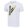 thumbnail image 2 of Men's Starter  White Pittsburgh Steelers Color Scratch T-Shirt, 2 of 3