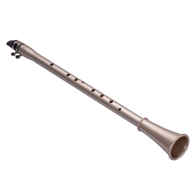 Clarinette Mini Simple Bb Key Sax Compact Clarinette-saxophone Matériau ABS Instrument à Vent Musical pour Débutants avec Sac de Transport