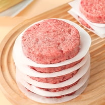 CCOCC 100 Pcs Hamburger Patty Paper Non-Stick Round Wax Parchment Sheets for Burger Press Ground Beef Freezing Candy Wrappers Oven Microwave Freezer Safe