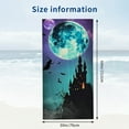 thumbnail image 3 of PHYHOO  Halloween Witch Moon Beach Towel for Adults Kids Microfiber Lightweight Swimming Pool Towels Quick Dry Absorbent Sand Free Large Oversized Bath Towel 30x60in, 3 of 8