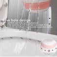 thumbnail image 4 of Naiovety Bidet plegable Bañeras profesionales Masaje Sit Bath Baño portátil Inodoro medicado Bañera de descarga para ancianos embarazadas Juegos de accesorios de baño Blanco Gris, 4 of 6