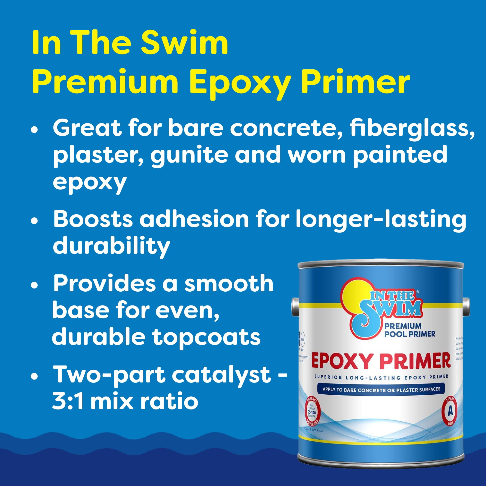 In The Swim Gunite Primer For Epoxy-Base Swimming Pool Paints - 1 Gallon 40018101