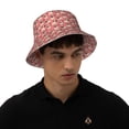 thumbnail image 4 of Honeii Cute French Bulldog for Unisex Bucket Hat Waterproof Rain Hat Reversible Shiny Rave Bucket Hat for Concert Festival Boonie Cap, 4 of 6