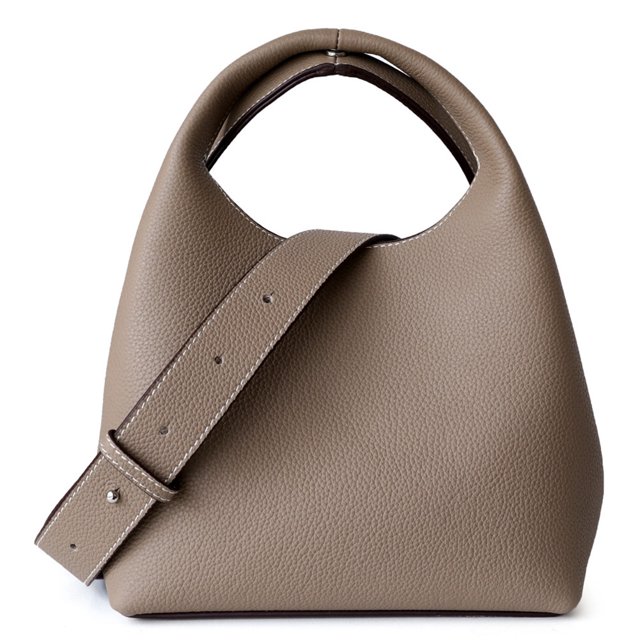Bolso Tipo Cartera Lujo Cubo Cuero Genuino Suave para Mujer