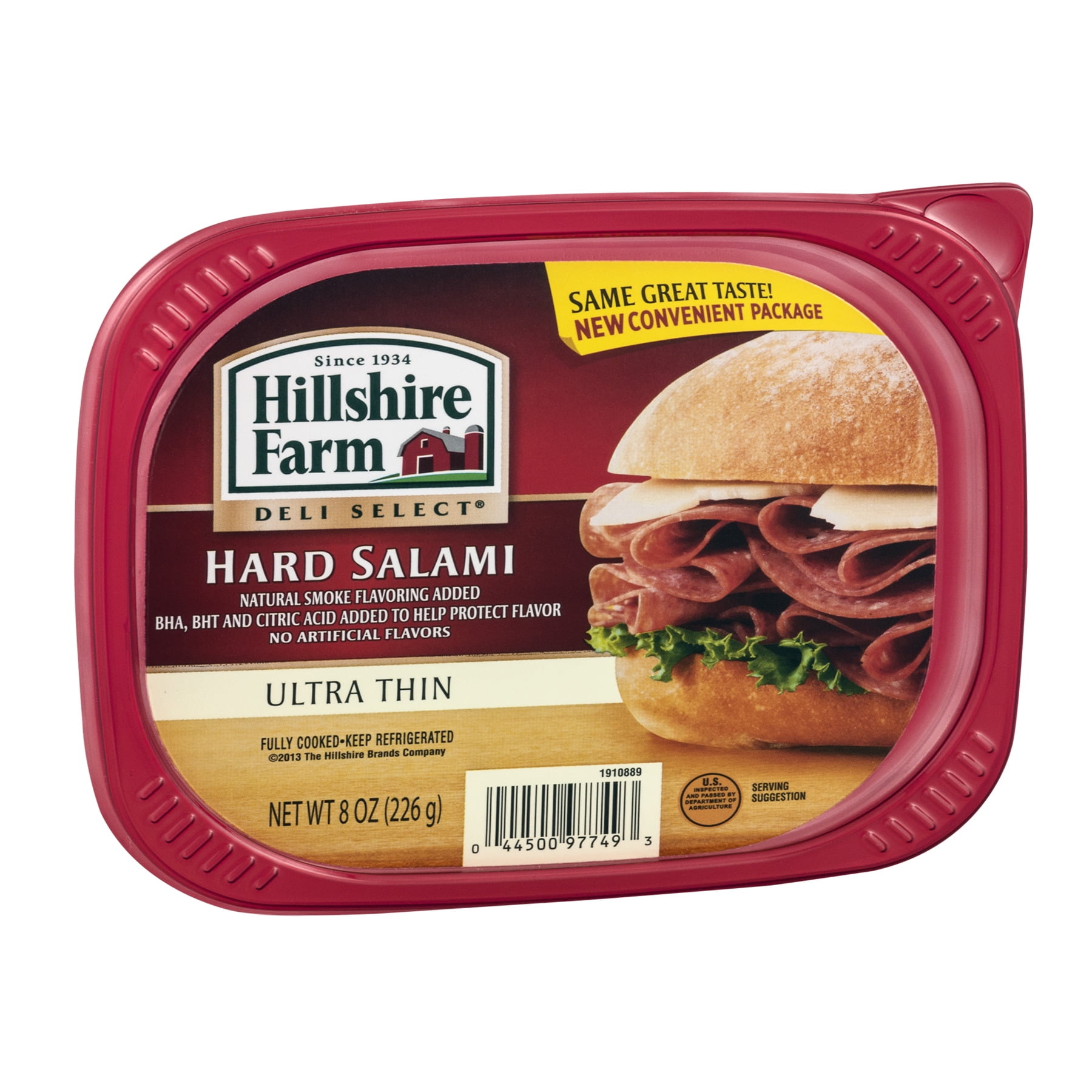 Hillshire Farm Deli Select Hard Salami, 8 Oz.