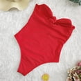 thumbnail image 4 of Clearance! Hontri Swimwears Tankinis Set Piece Bikini Plus Sets Push Swimsuit Women up Beachwear Size One Swimwears Tankinis Set Red,L, 4 of 5