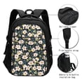 thumbnail image 3 of Daiia Flowers Pattern USB Charging Backpack for Men and Women, Anti-Theft Backpack,Travel Backpack,School Backpack,College Backpack,Laptop Backpack, 3 of 7