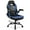 Blue, variant on CONCETTA Gaming Chair, Faux Leather High-Back Gaming Office Chair, Swivel Racing Chair with Flip-up Armrests, Perfect for Adults Gamers, Gray