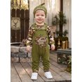 thumbnail image 4 of Cjfdfy Newborn Baby Boy Camo Angling Outfit Mama's Boy Long Sleeve Rompers And Wild Goose Deer Patch Overalls Pants With Cute Hat Infant Cute Fall Hunting Clothes, 4 of 9