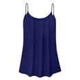 thumbnail image 4 of Timegard Camisoles pour Femmes Grande Taille à Bretelles Spaghetti Col Rond Débardeur Décontracté Blouse Camis, 4 of 4
