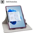 thumbnail image 3 of Labanema Compatible with Lenovo Tab P12 Pro Rotating Case,360 Degree Rotary Stand With Cover [Auto Wake/Sleep] for Lenovo Tab P12 Pro (TB-Q706F /TB-Q706Z) 12.6" Tablet,Purple, 3 of 7