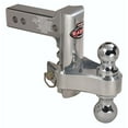 thumbnail image 2 of Trimax Locks Trailer Hitch Ball Mount TRZ6ALRP Razor RP; For 2 Inch Receiver; 10000 Pound Gross Trailer Weight/1500 Pound Tongue Weight; Non-Swivel; Dual Hitch Ball - 2 Inch And 2-5/16 Inch; Aluminum, 2 of 2