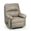 Beige Wallaway Faux Leather Recliner