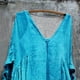 thumbnail image 4 of ICHUANYI Clearance Women Fashion Plus Size Vintage Holiday Floral 3/4 Sleeve Vintage Dresses(Blue, L) ICHUANYI WER2023081206116, 4 of 5