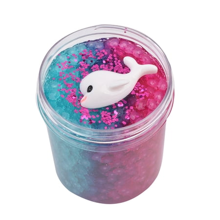 Mud Fidget hoksml Fidget Toys 120ml Dolphin Mud Mixing Rice Grain Slime Putty ...
