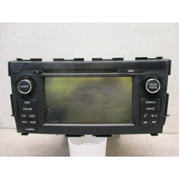 Pre-Owned 2016 Nissan Altima GPS Navigation AM FM CD Radio Receiver OEM LKQ - Verify Specific Vehicle Fitment In Description - (Good)