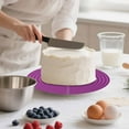 thumbnail image 3 of Round Silicone Baking Mat with Measurements Reusable Non Dough Rolling for Cakes Cookies Pizza and Bread, 3 of 3